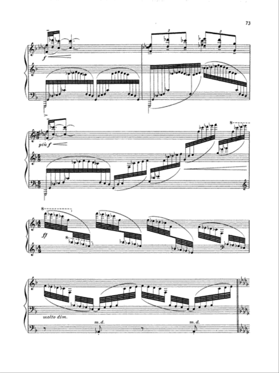 Debussy: Preludes (Volume II) Piano Solo scores gallery preview page 6