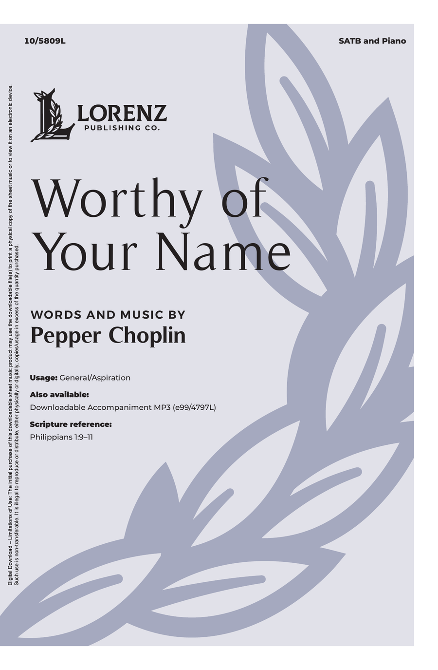 Worthy of Your Name