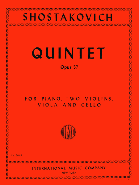 Dmitri Shostakovich: Quintet in G minor, Op. 57