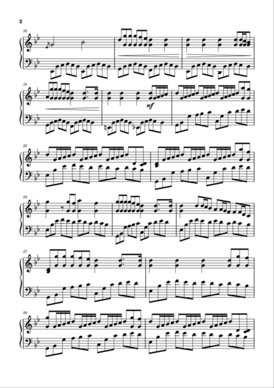 Prelude Prelude Piano Solo scores gallery preview page 2