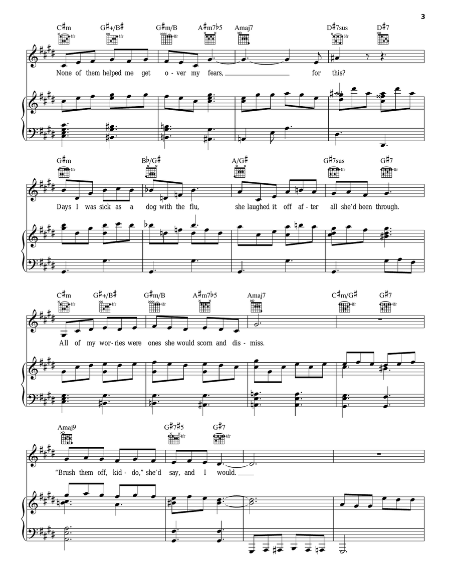 For This For This Piano, Vocal, Guitar scores gallery preview page 3