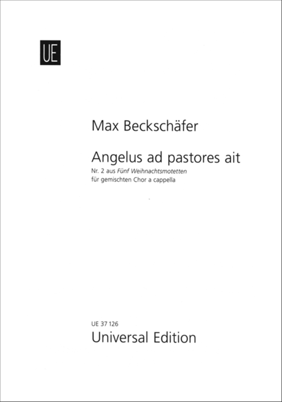 Angelus Ad Pastores Ait Angelus Ad Pastores Ait 4-Part scores gallery preview page 2