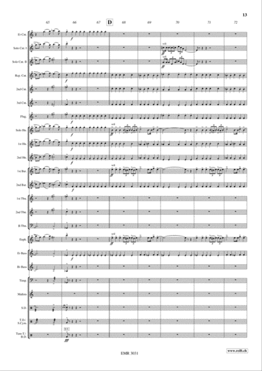 Mars Brass Band scores gallery preview page 14