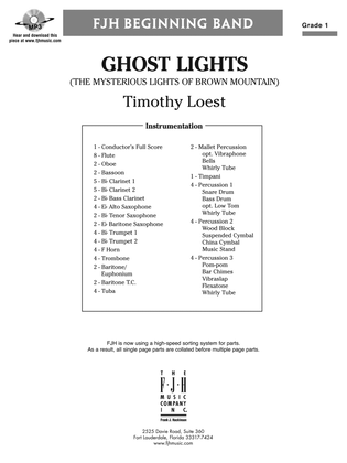 Ghost Lights: Score