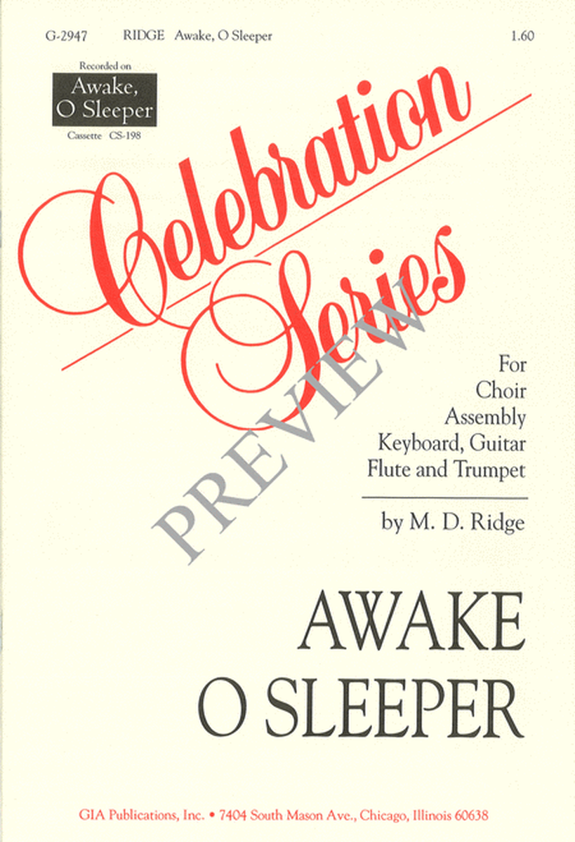 Awake, O Sleeper