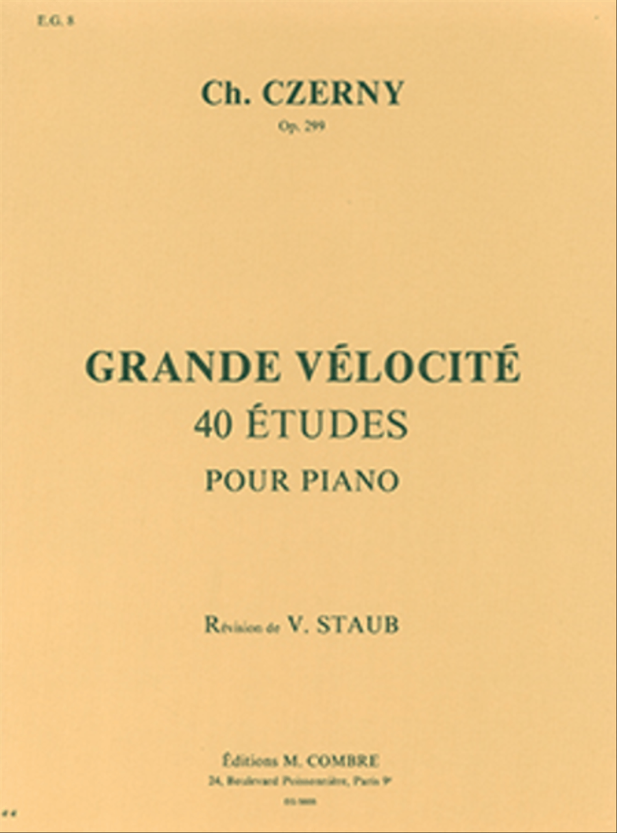 Grande velocite Op. 299 Piano Method scores gallery preview page 1