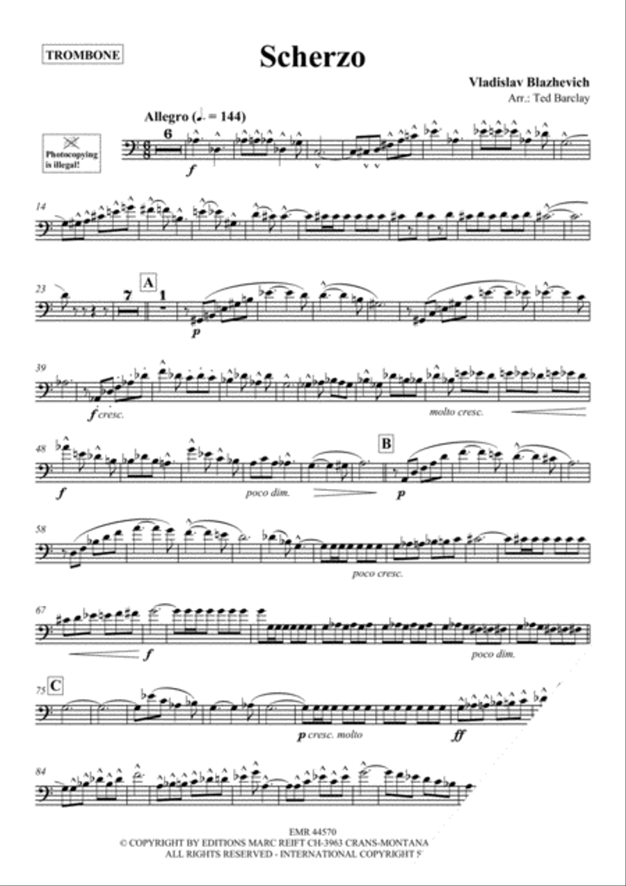 Scherzo Piano Accompaniment scores gallery preview page 3