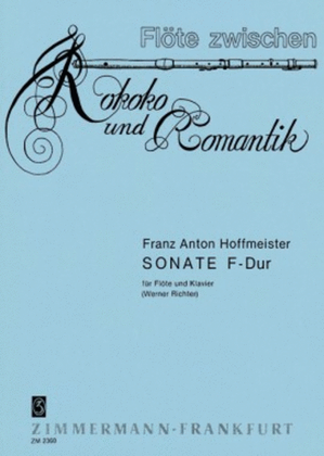 Book cover for Sonata F major