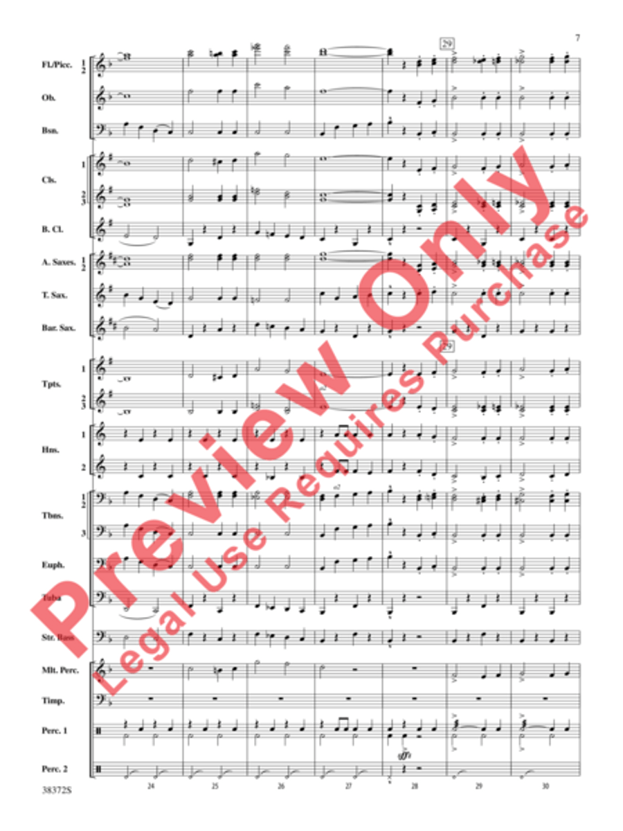 Con Brio Concert Band scores gallery preview page 8