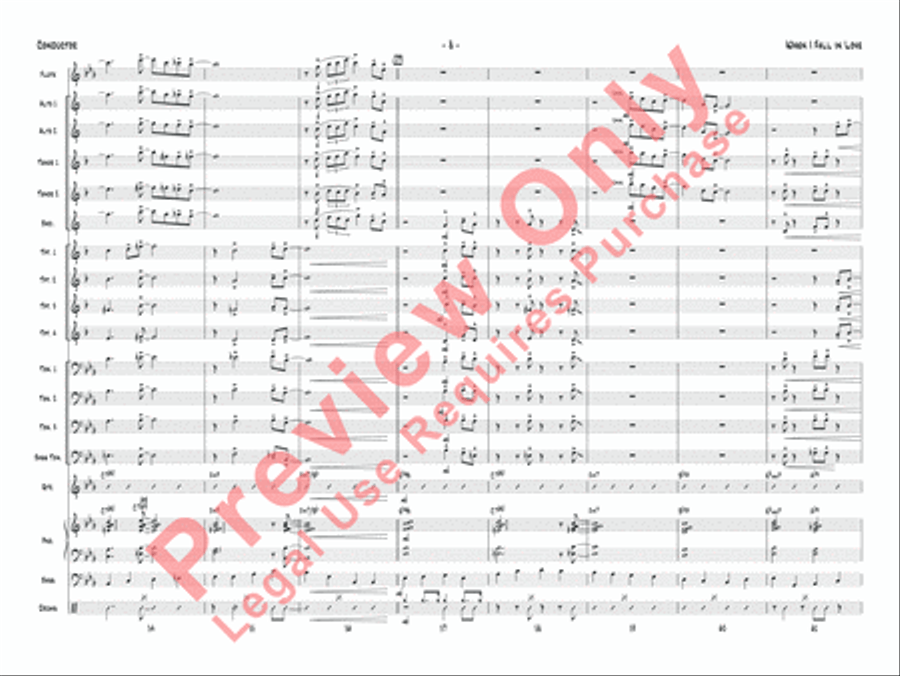 When I Fall in Love Jazz Ensemble scores gallery preview page 11