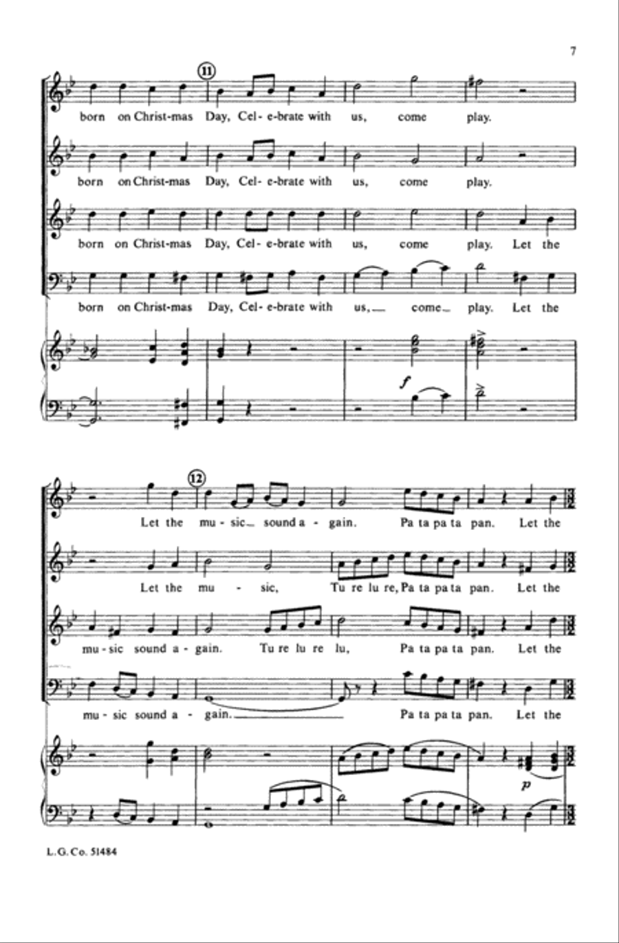 Patapan Patapan Choir scores gallery preview page 6