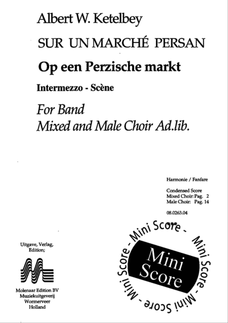 Sur un Marche Persan 4-Part scores gallery preview page 3