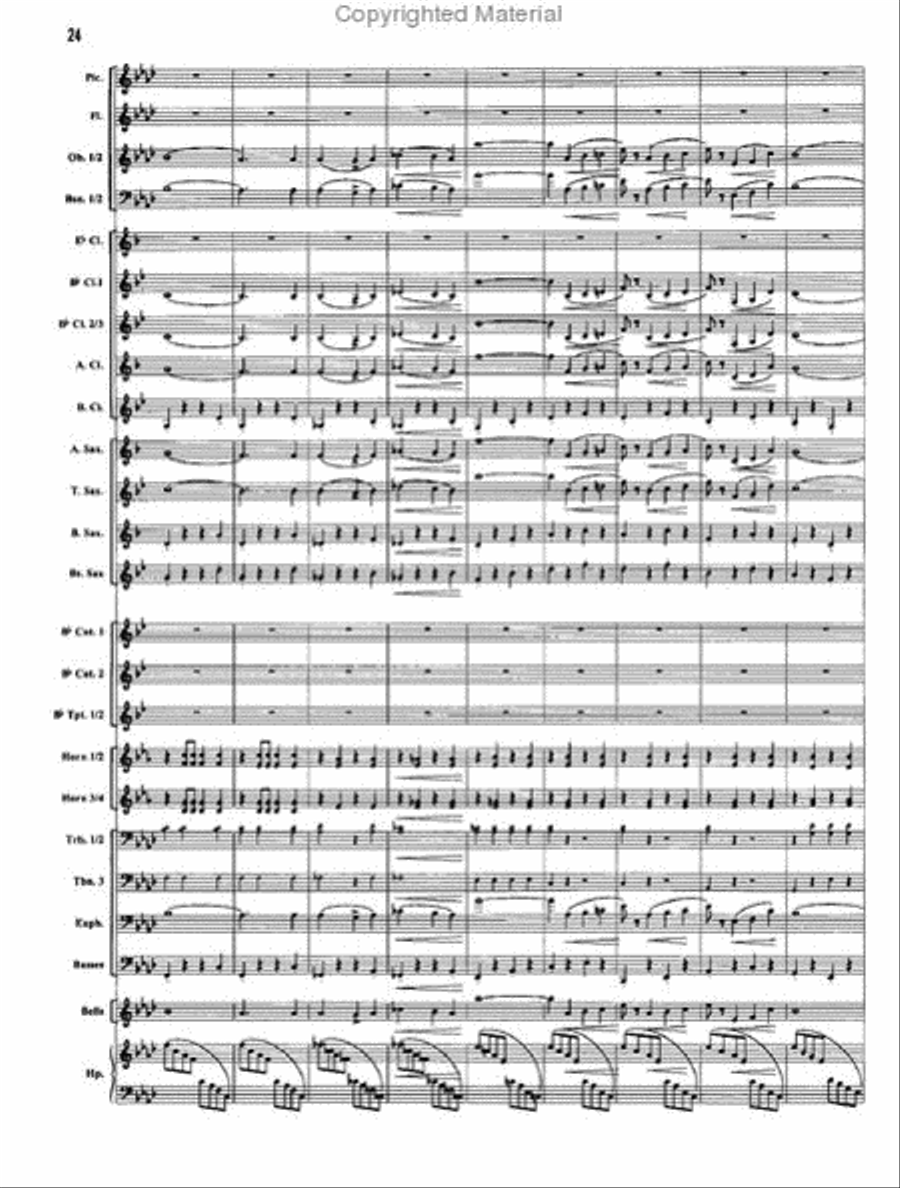 The Stars and Stripes Forever Concert Band scores gallery preview page 8