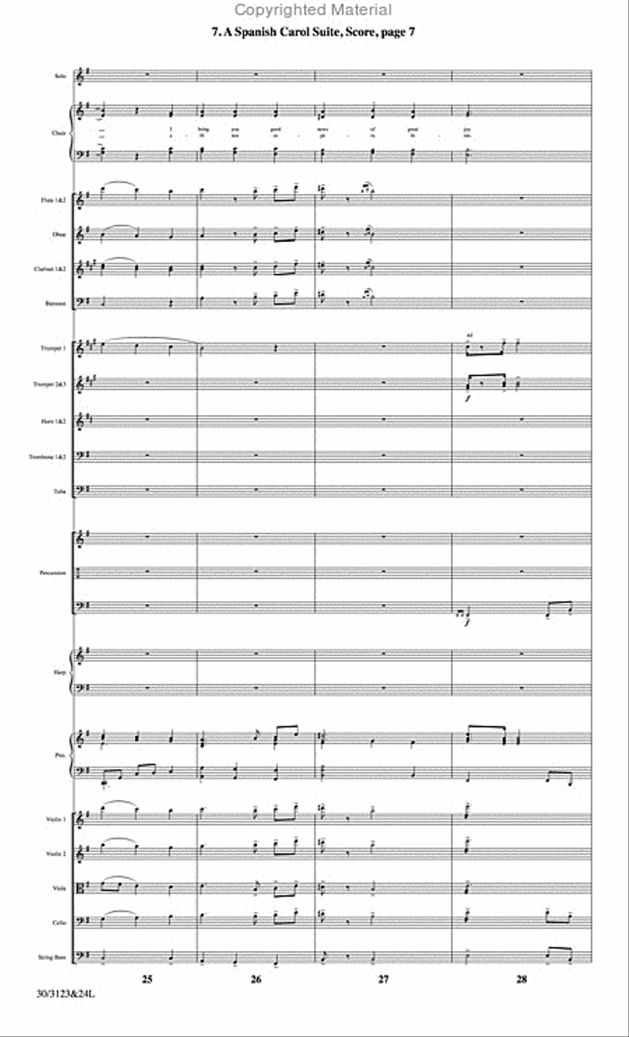 The Christmas Story - Set of Parts Choir scores gallery preview page 64