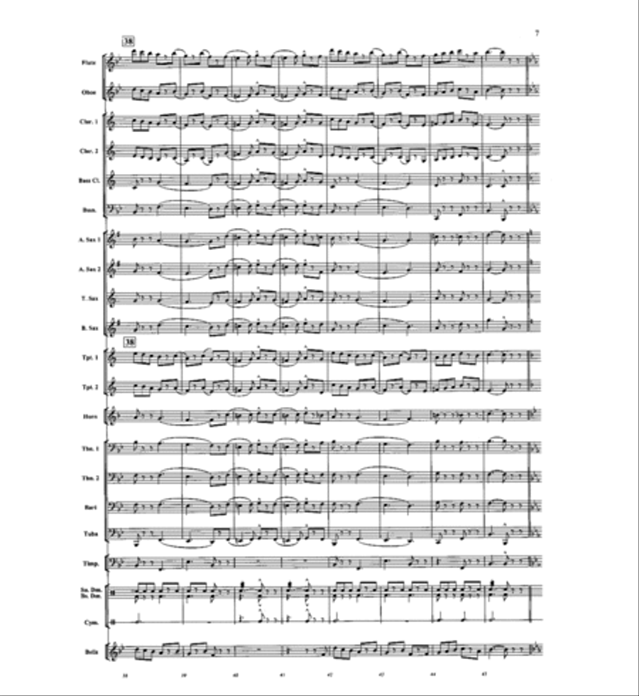 In The Center Ring Concert Band scores gallery preview page 7