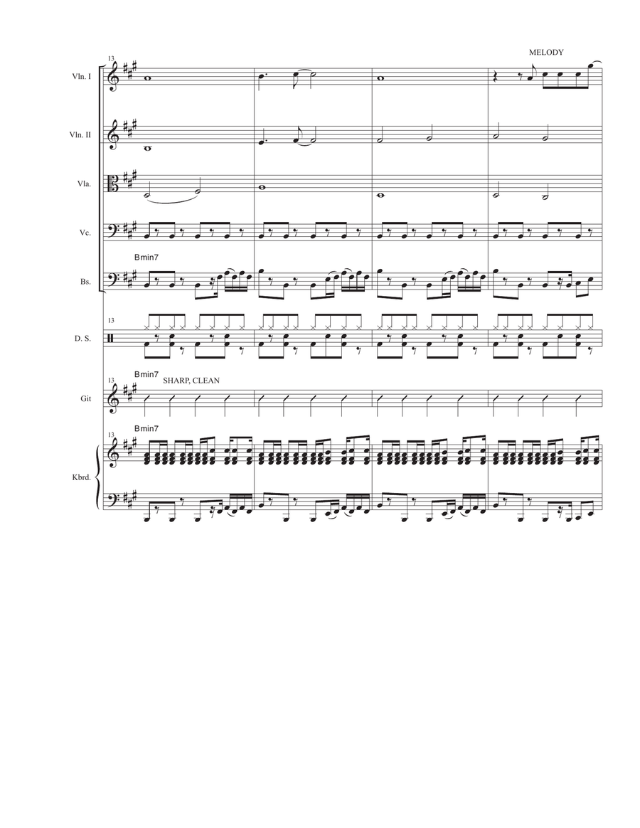 Flashing Lights Small Ensemble scores gallery preview page 4