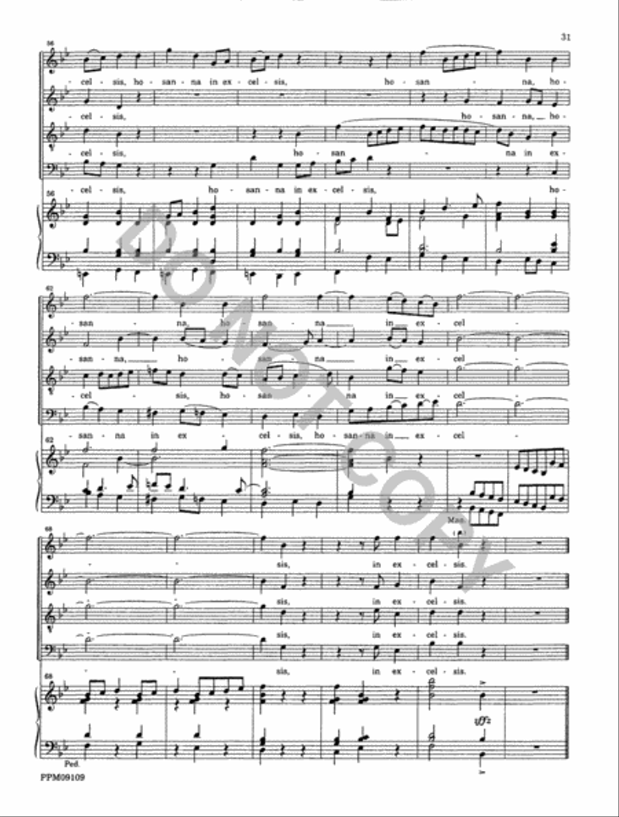 Missa Matris Dei 4-Part scores gallery preview page 32
