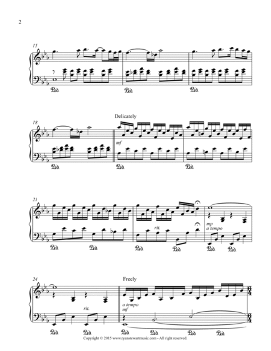 Equanimity (Solo Piano) Equanimity (Solo Piano) Piano Solo scores gallery preview page 2