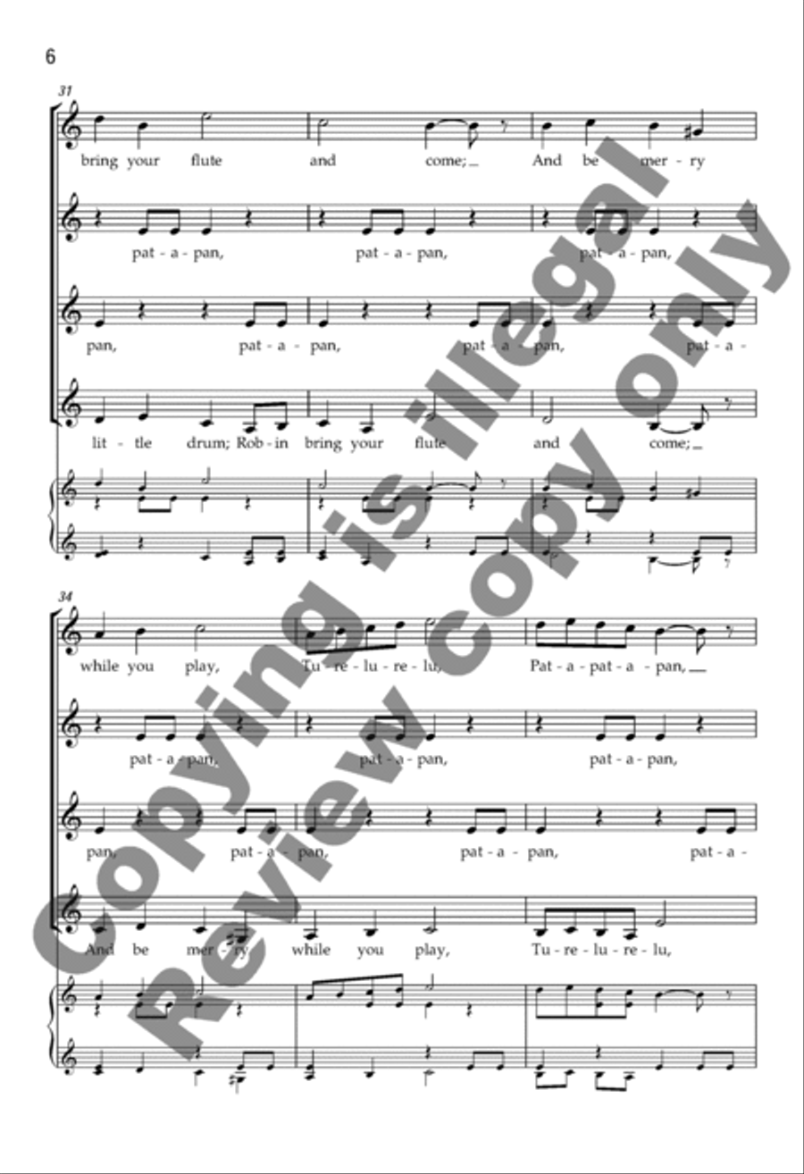 Pat-a-pan Pat-a-pan SSAA scores gallery preview page 19