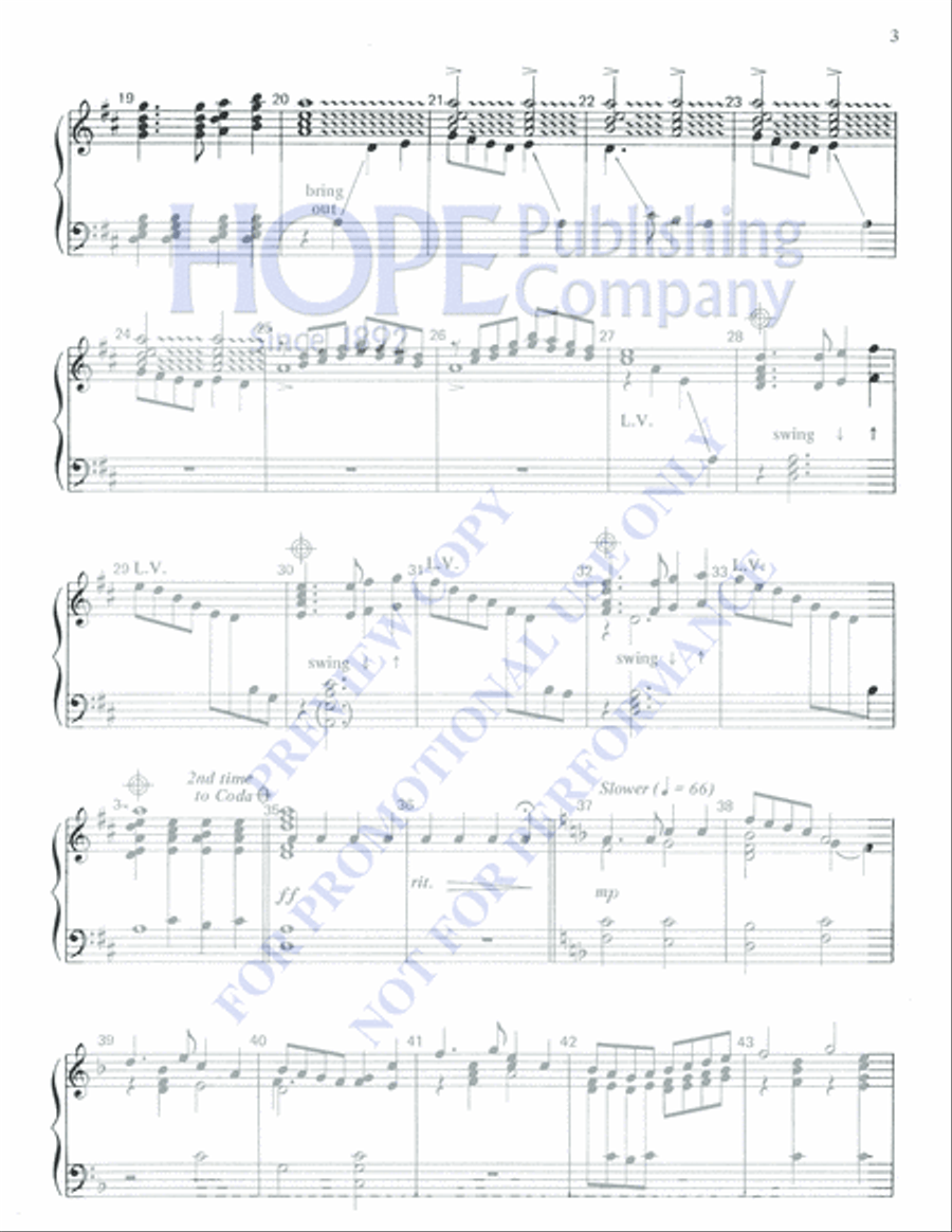 Affirmation and Litany 3-Octaves scores gallery preview page 3