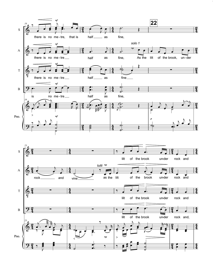 One Poet More Divisi scores gallery preview page 5