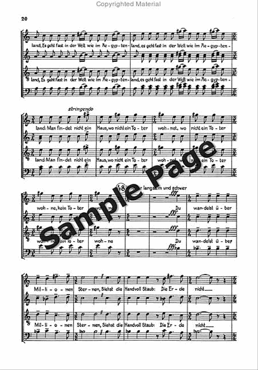 Cantata 2 Alto/chor/2 Pianos 4-Part scores gallery preview page 21