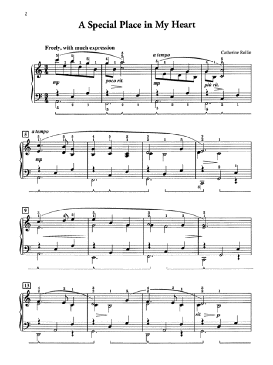 Lyric Moments, Book 1 Piano Solo scores gallery preview page 2