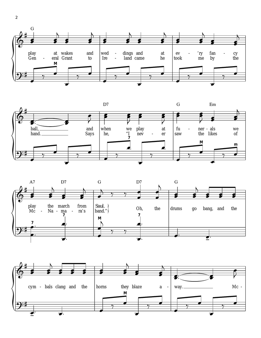 McNamara's Band Accordion scores gallery preview page 2