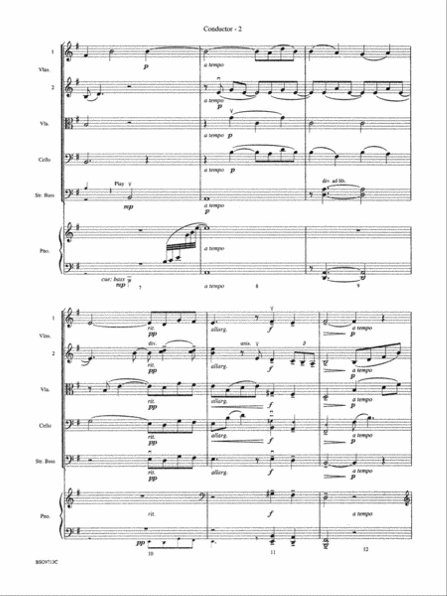 Pavane: Score Pavane: Score String Orchestra scores gallery preview page 3