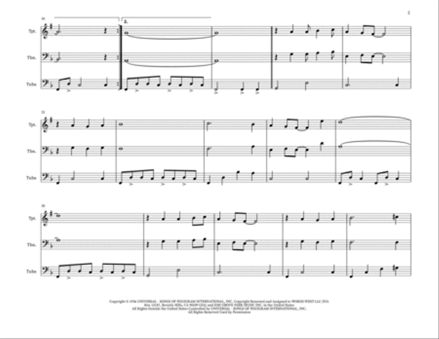 Canadian Sunset Small Ensemble scores gallery preview page 2