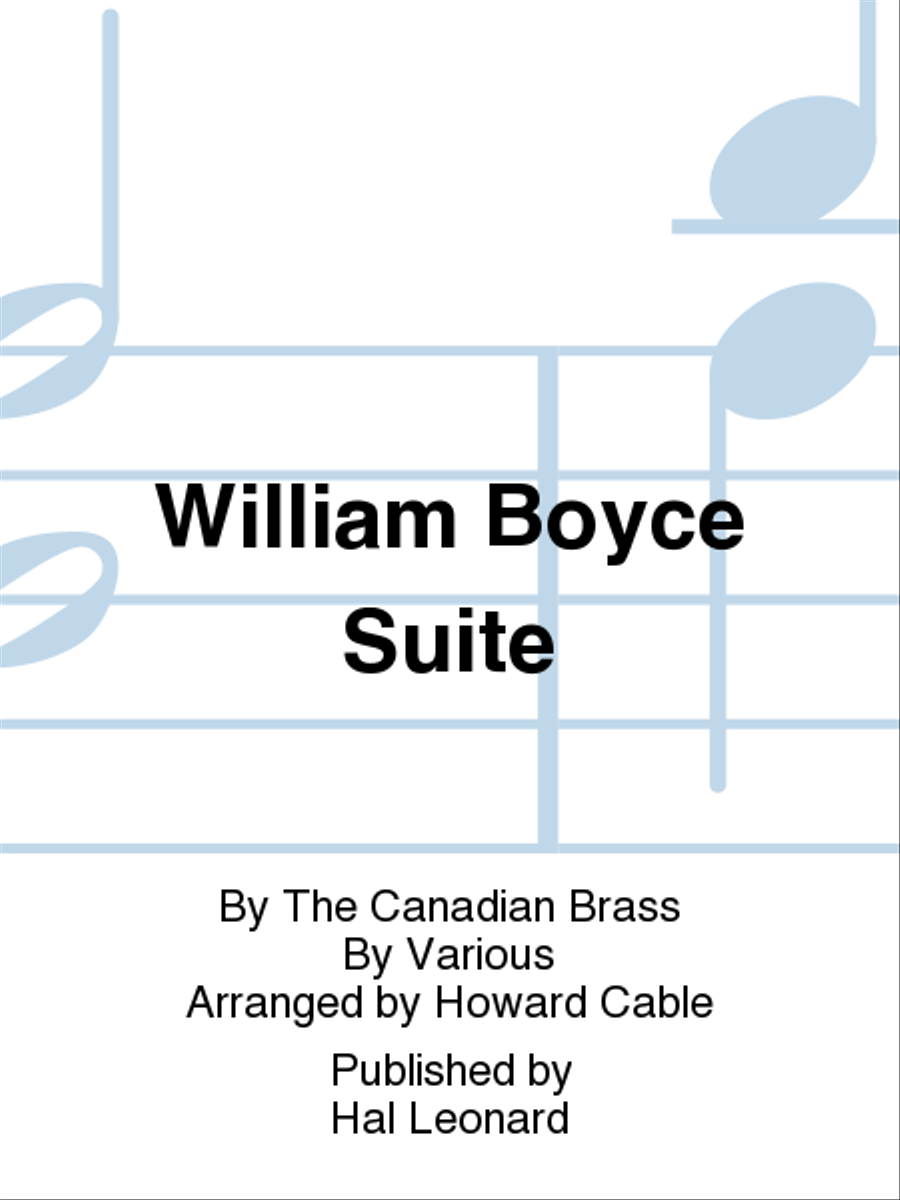 William Boyce Suite William Boyce Suite Brass Quintet scores gallery preview page 1