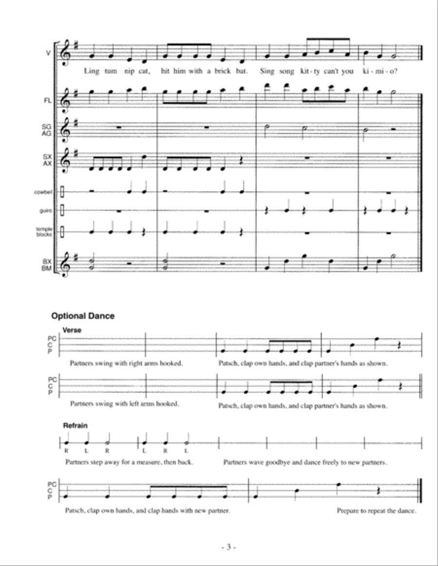 Homespun Homespun Unison Choir scores gallery preview page 5