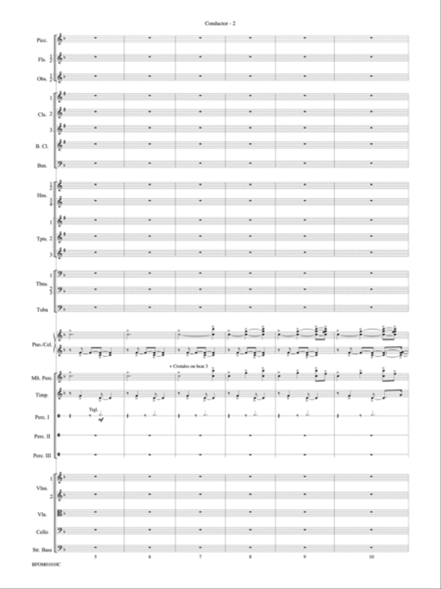 Paradiso (from The Divine Comedy) Full Orchestra scores gallery preview page 3