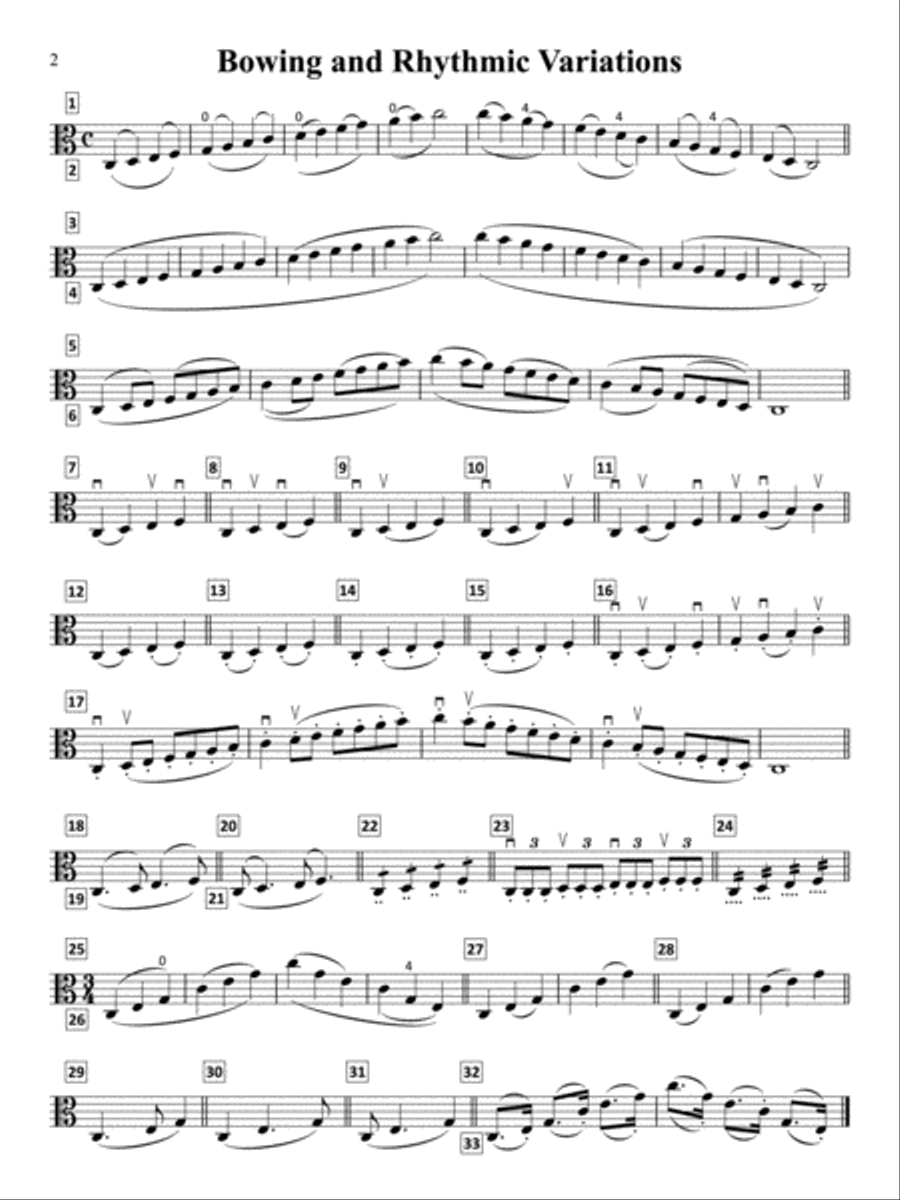 Scales for Young Violists