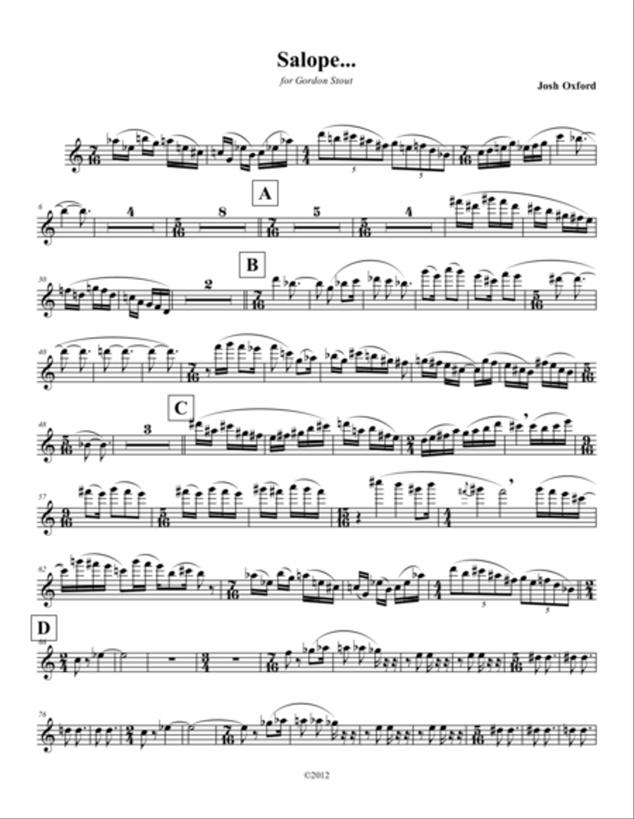 Salope! Small Ensemble scores gallery preview page 3