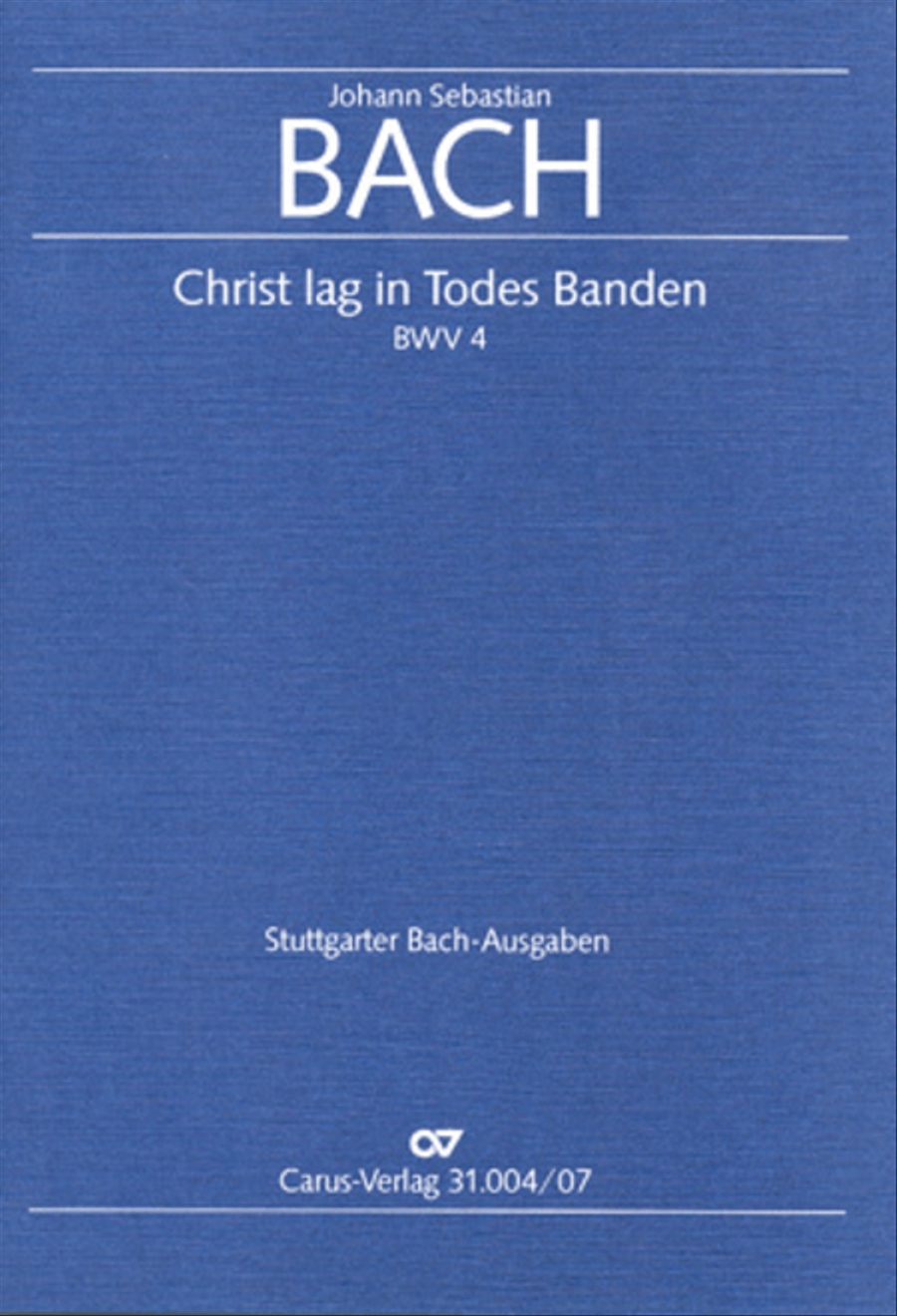 Christ lay in death's cold prison (Christ lag in Todesbanden) 4-Part scores gallery preview page 1