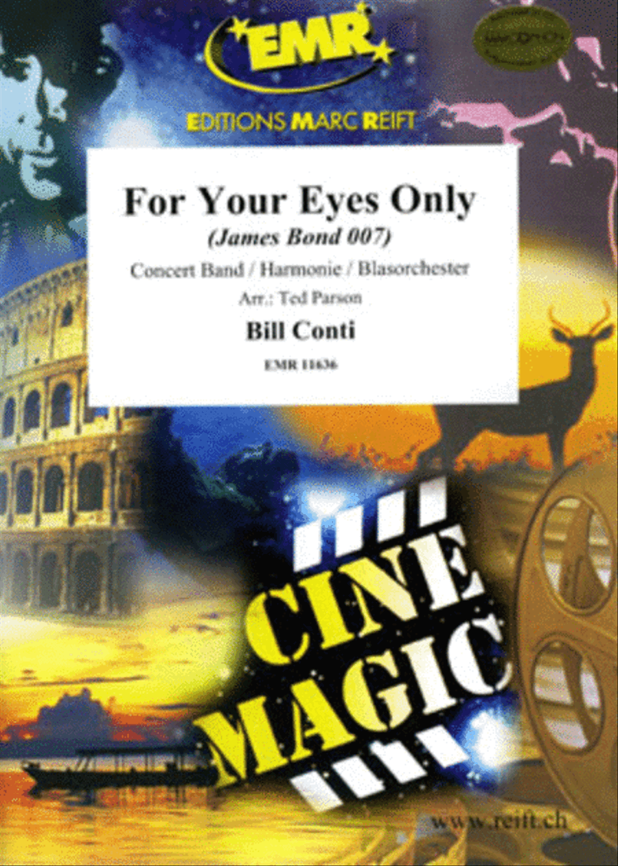 For Your Eyes Only Concert Band scores gallery preview page 1
