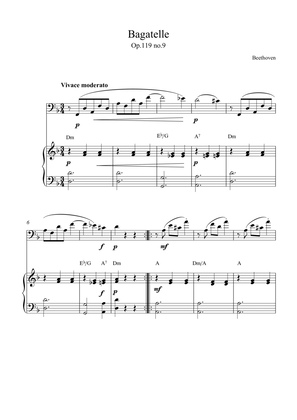 Bagatelle in A minor (op.119 no.9)