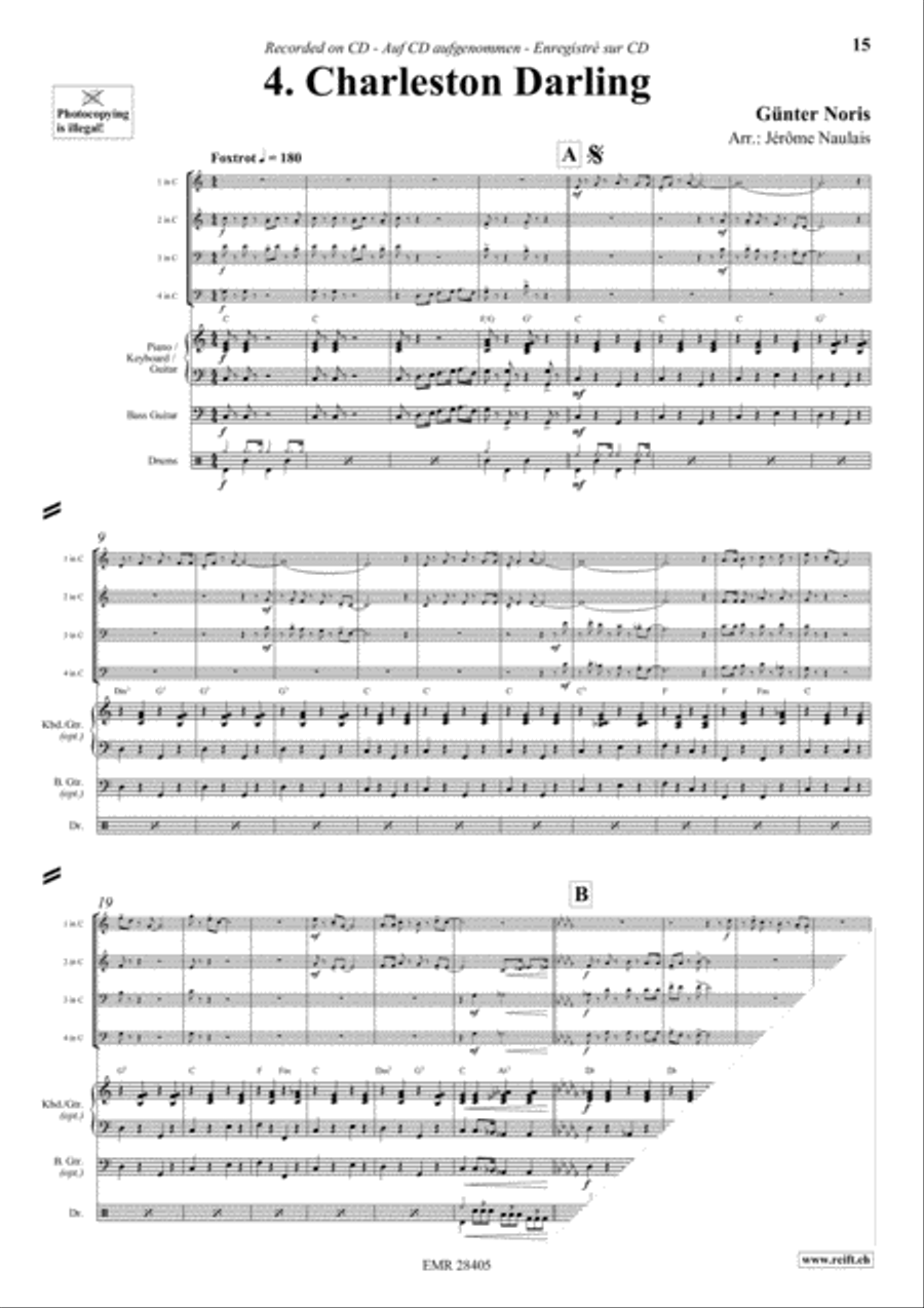 Let's Dance Volume 1 Brass Ensemble scores gallery preview page 6