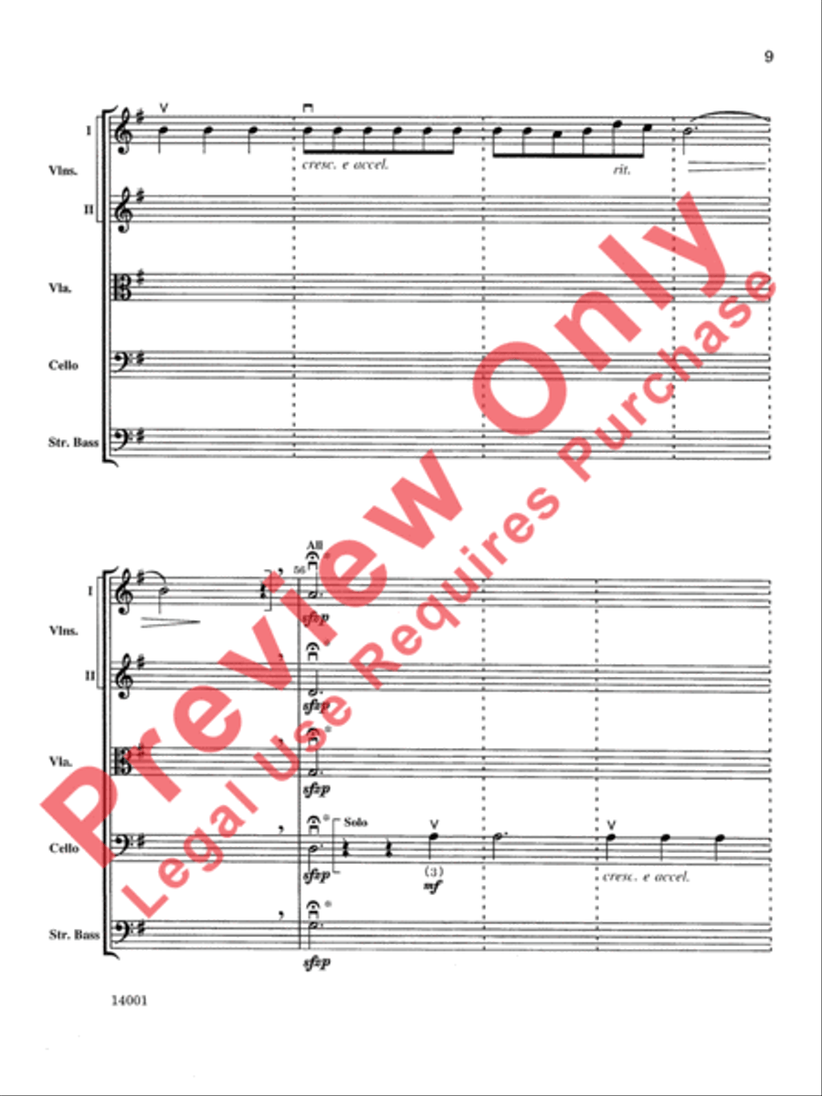El Toro String Orchestra scores gallery preview page 10
