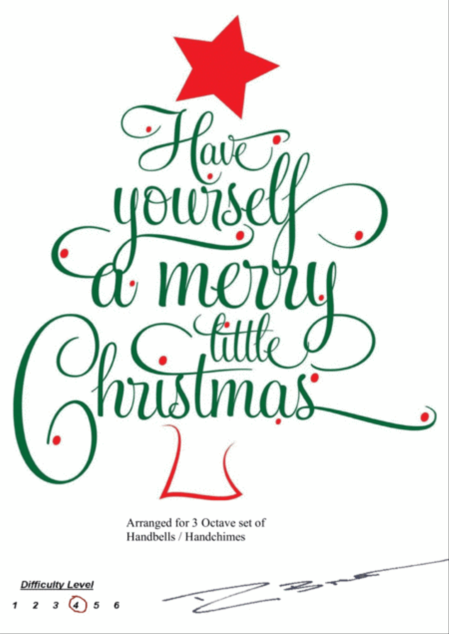Have Yourself A Merry Little Christmas from MEET ME IN ST. LOUIS Handbell Choir scores gallery preview page 1