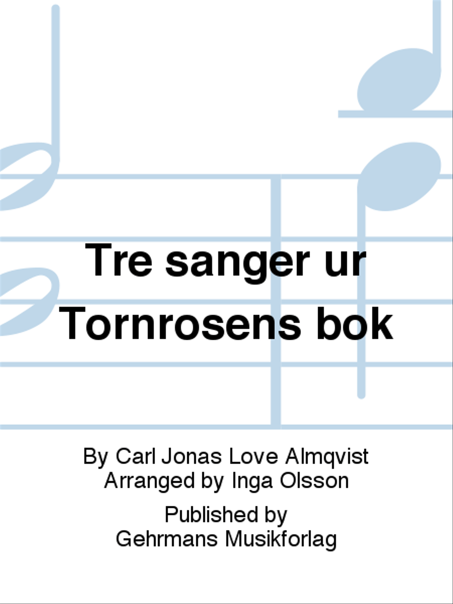 Tre sanger ur Tornrosens bok Voice Solo scores gallery preview page 1