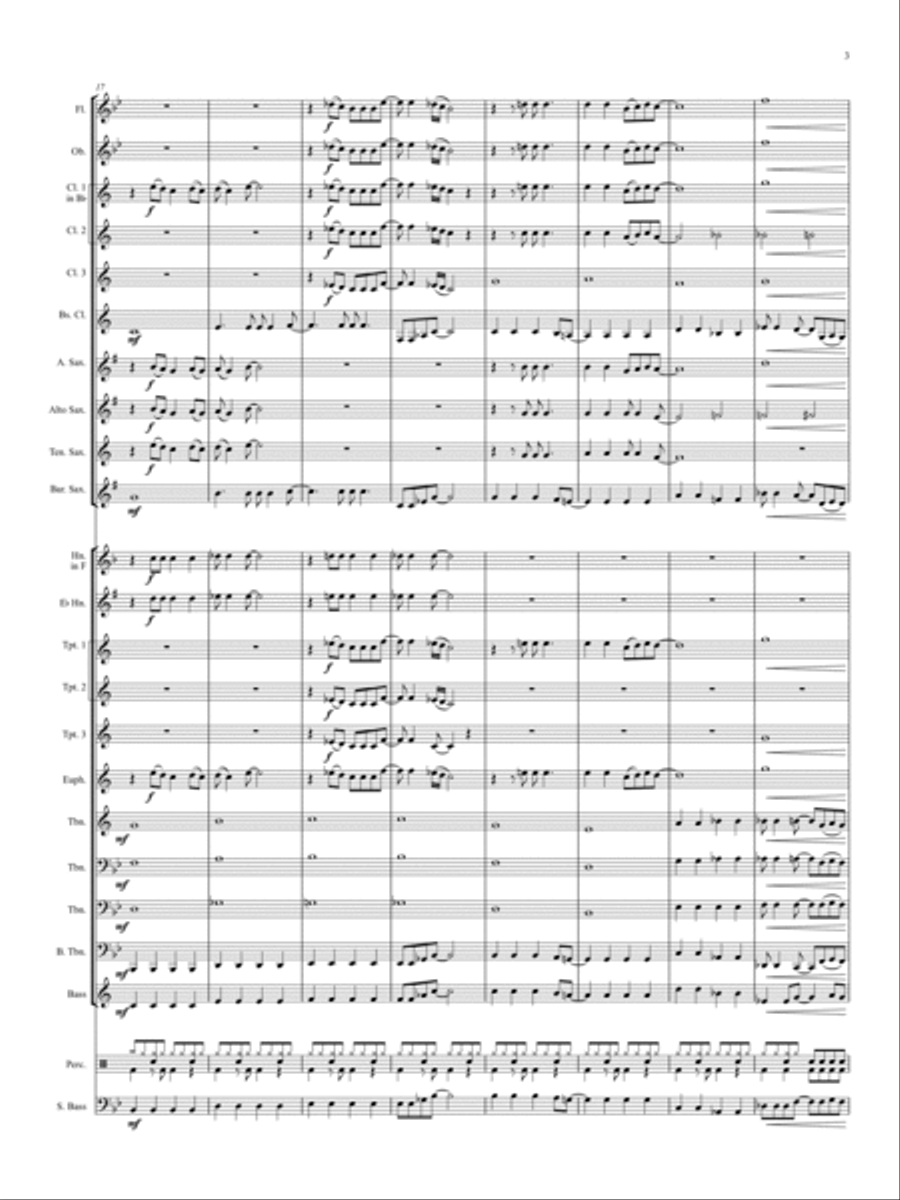 All Over The World All Over The World Concert Band scores gallery preview page 3