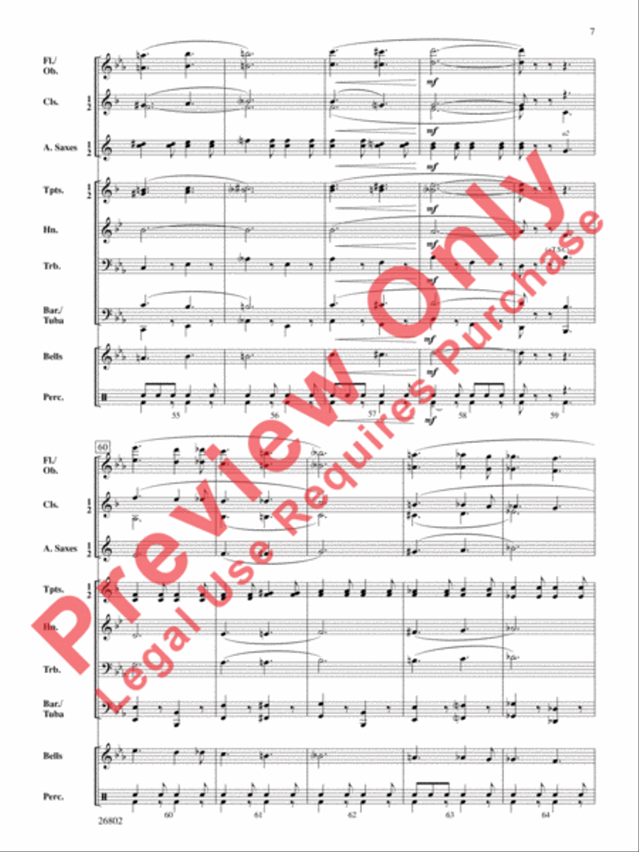 March Chromatica Concert Band scores gallery preview page 8