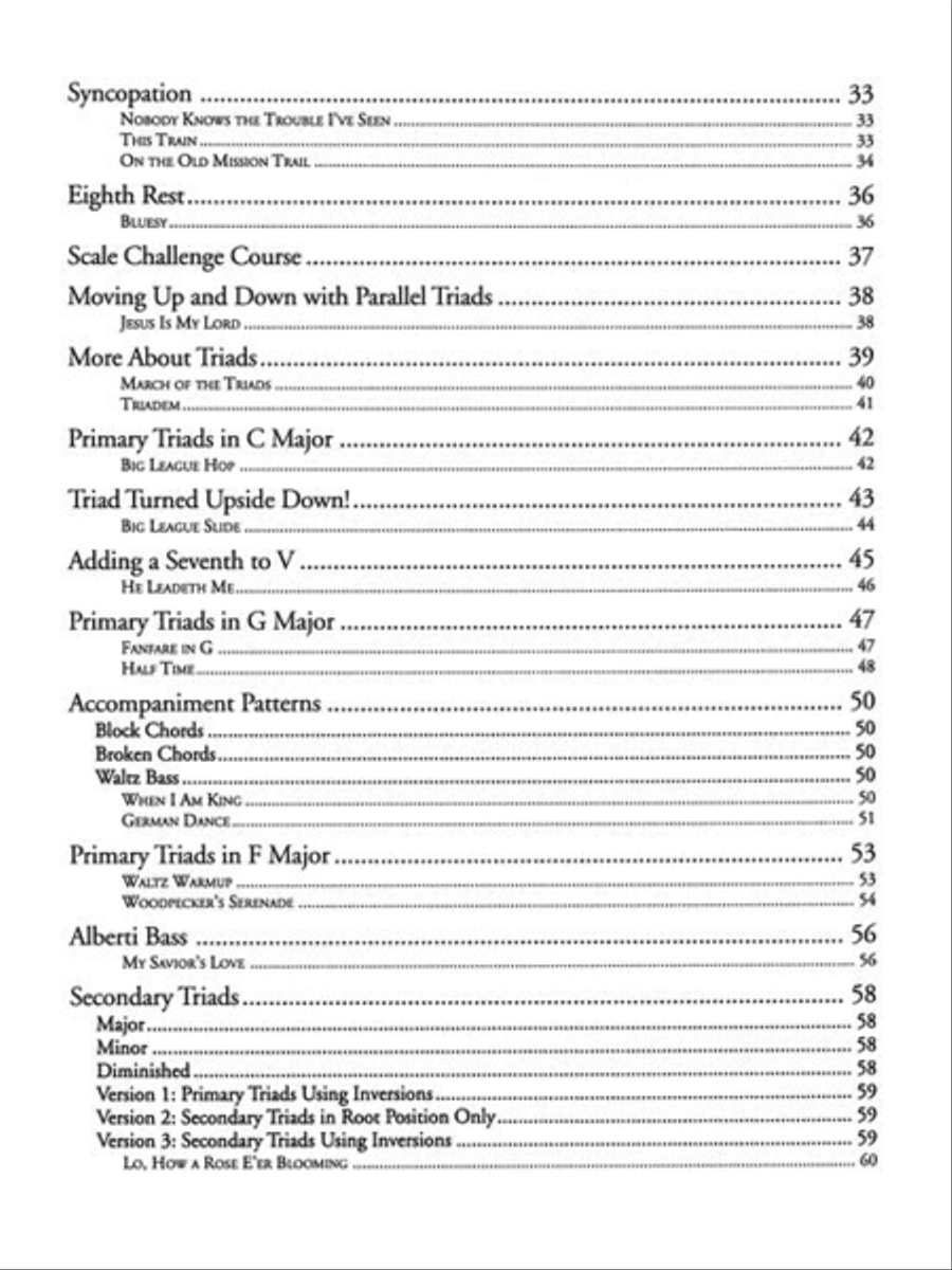 Keys for the Kingdom Piano Method scores gallery preview page 4