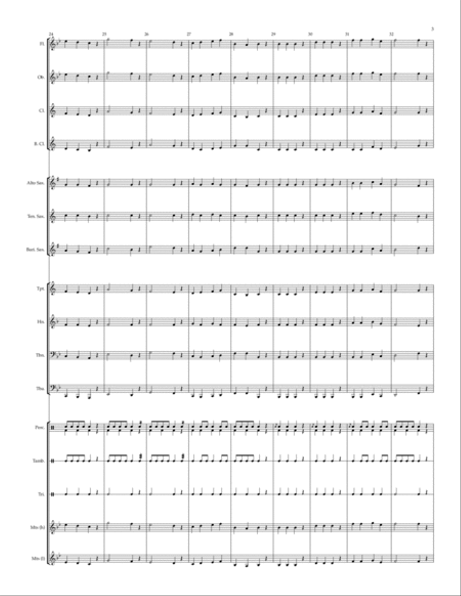 Majesty of the Mountains - for concert band Concert Band scores gallery preview page 3