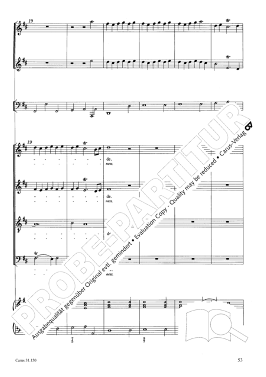 O my Lord, I long for thee (Nach dir, Herr, verlanget mich) 4-Part scores gallery preview page 56