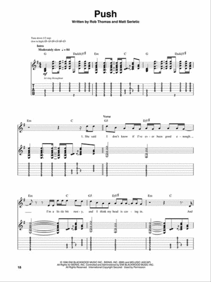 1990s Rock 1990s Rock Guitar Tablature scores gallery preview page 6