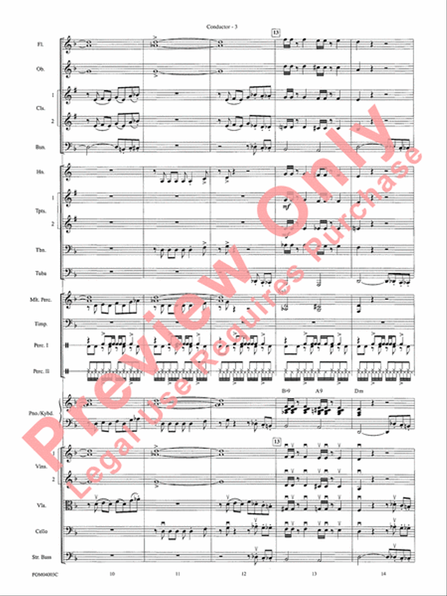 The Pink Panther Full Orchestra scores gallery preview page 6