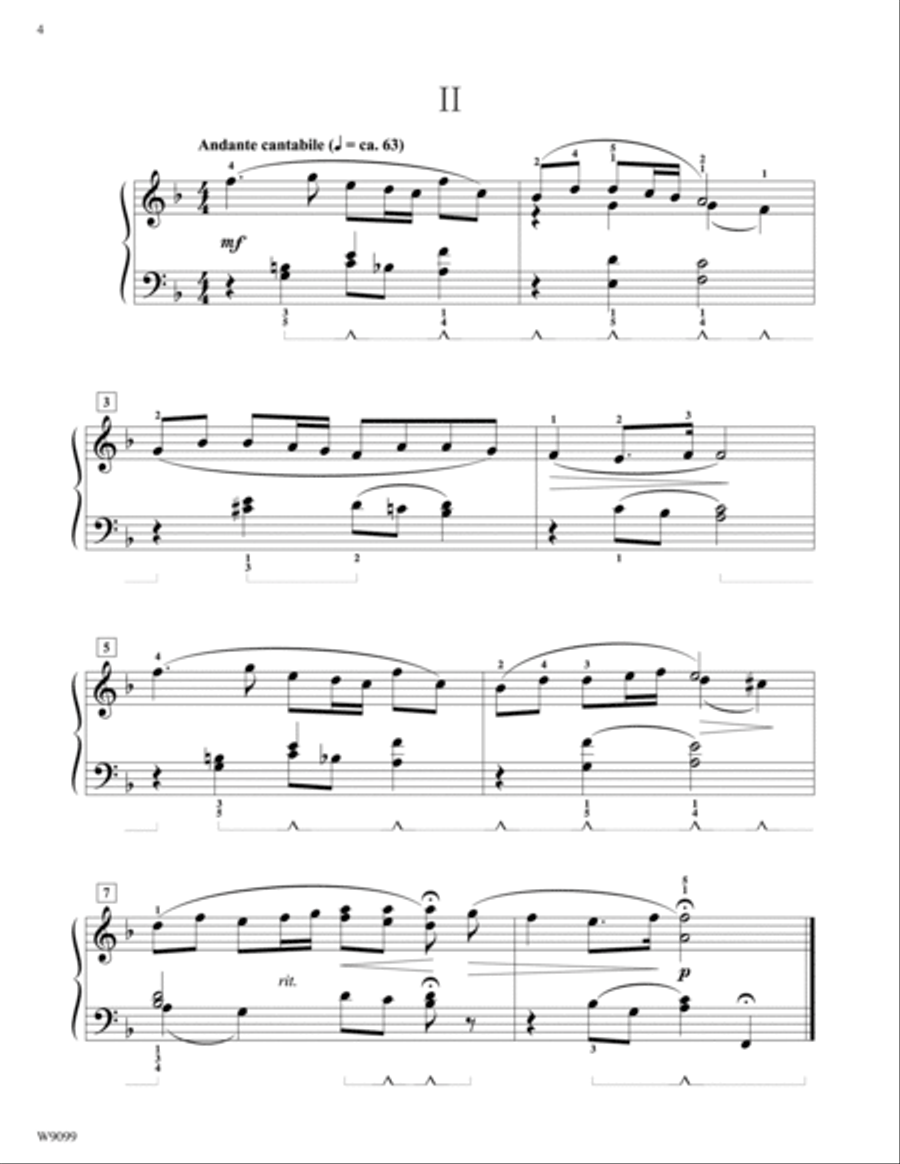 The Clock Sonatina The Clock Sonatina Piano Solo scores gallery preview page 4